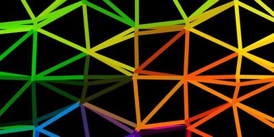 Light multicolor vector abstract triangle background.