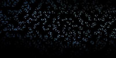 Dark gray vector texture with memphis shapes.