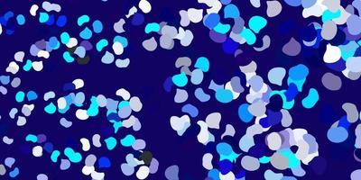 Light blue vector pattern with abstract shapes.