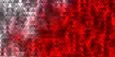 Light Red vector layout with lines, triangles.