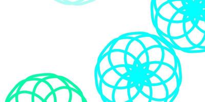 Light Green vector template with circles.