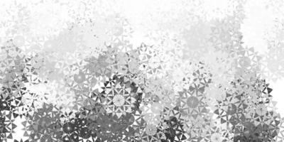 Light gray vector template with ice snowflakes.