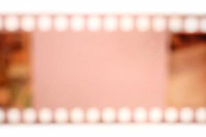 Blurry image of 35mm photographic film