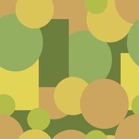 Vector pattern with abstract shapes in natural, muted shades