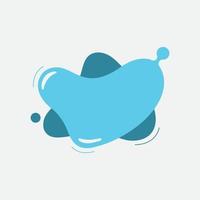 modern fluid liquid flat design vector