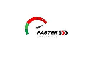 Speed of flaming speedometer for racing event. vector eps10