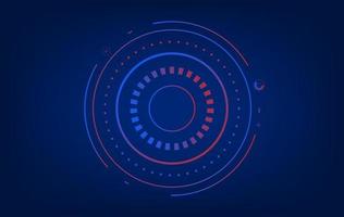 Graphic User Interface HUD. Futuristic infographics dashboard. vector