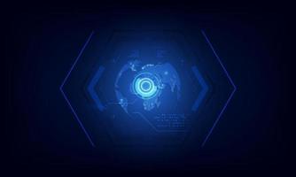 abstract hexagon pattern tech sci fi innovative concept design background. vector illustration