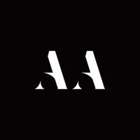aa logo letra inicial logo diseños plantilla vector