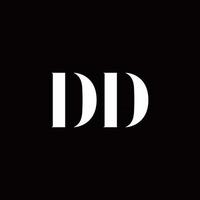 DD Logo Letter Initial Logo Designs Template vector
