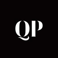 QP Logo Letter Initial Logo Designs Template vector
