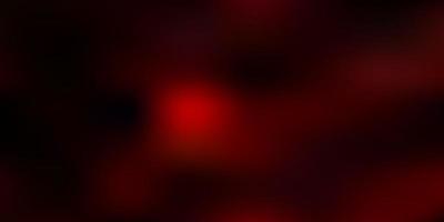 Dark orange vector abstract blur backdrop.