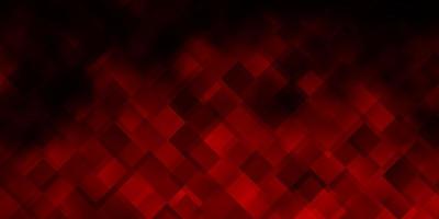 Dark Red vector template with rectangles.