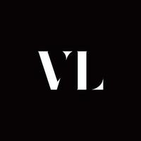 VL Logo Letter Initial Logo Designs Template vector