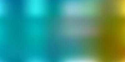 Light blue, yellow vector gradient blur backdrop.