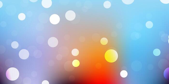 Light blue, red vector pattern with abstract shapes.