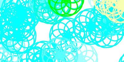 Light Blue, Green vector template with circles.