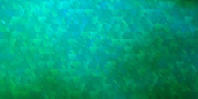 Light Green vector pattern with polygonal style.