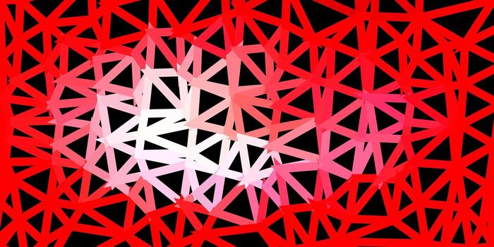 textura de polígono degradado vector rojo claro.