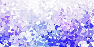 Light purple vector pattern with abstract shapes.