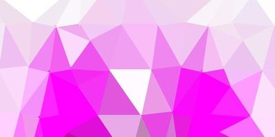 Light purple, pink vector poly triangle layout.