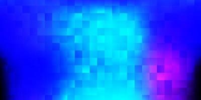 Dark pink, blue vector backdrop in rectangular style.