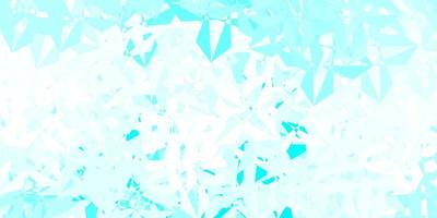 Light blue vector gradient polygon design.