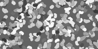 Light gray vector pattern with abstract shapes.