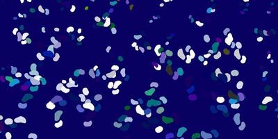 Light multicolor vector backdrop with chaotic shapes.