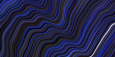 Dark BLUE vector backdrop with bent lines.