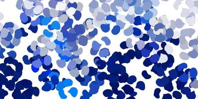Light blue vector pattern with abstract shapes.
