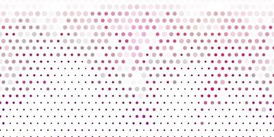 Light pink vector template with circles.