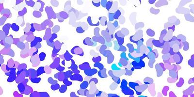 Light purple vector pattern with abstract shapes.
