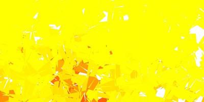 Light yellow vector gradient polygon texture.