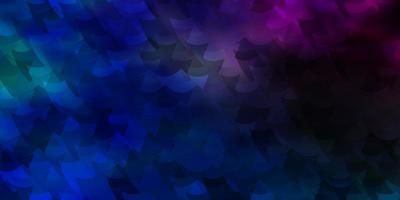 Dark Pink, Blue vector texture in rectangular style.