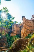 Pha Chor or the Grand Canyon Chiangmai in Mae Wang National Park, Chiang Mai, Thailand photo