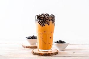 Thai Milk Tea with Bubbles photo