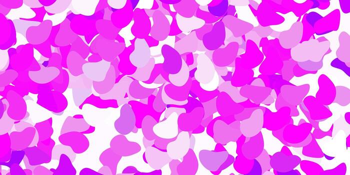 Light purple vector background with random forms.