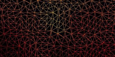 patrón de mosaico de triángulo vector rojo oscuro.