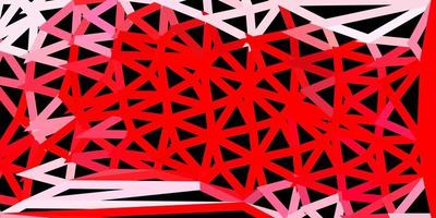 Light red vector triangle mosaic pattern.