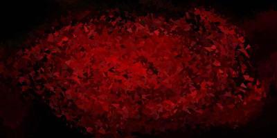 Dark red vector abstract triangle pattern.
