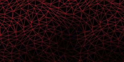 Dark red vector poly triangle texture.
