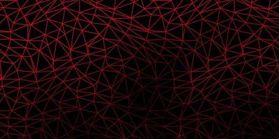 Dark red vector poly triangle texture.