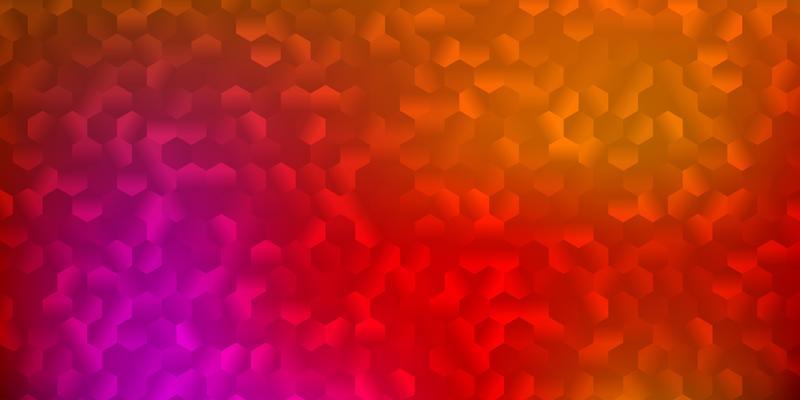 Light pink, yellow vector texture with memphis shapes.