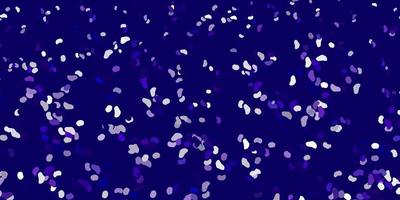 Light purple vector texture with memphis shapes.