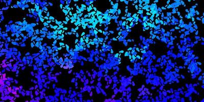 Dark pink, blue vector texture with memphis shapes.