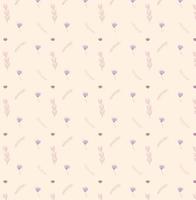 delicate flowers pattern vector