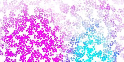 Light pink, blue vector pattern with abstract shapes.