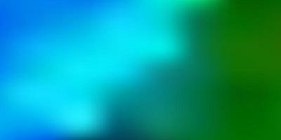 Light blue, green vector blur pattern.