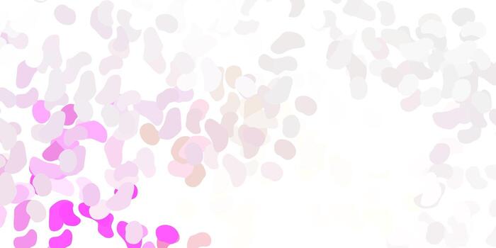 Light pink vector template with abstract forms.